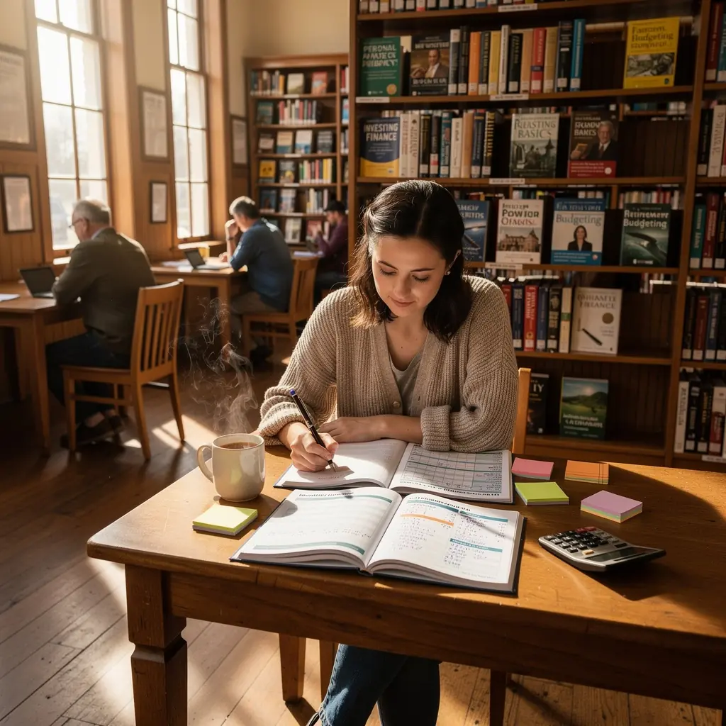 Pénzügyi tervezéshez kapcsolódó könyvek képei, amelyek segítik a költségvetés készítést.